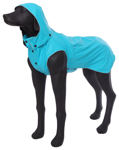 Дождевик Rukka для собак бирюзовый 24 см