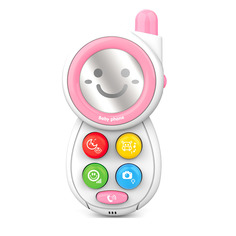 HAUNGER Игрушка развивающая Мобильный телефон Pink/Розовый свет.звук 8*4*15 см HE0513 Huanger