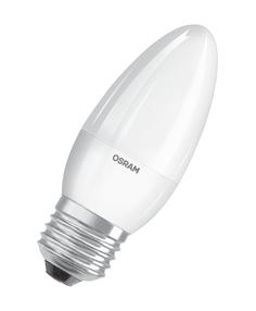 Лампа светодиодная LED 10SW/865 свеча матовая E27 230В 10х1 RU OSRAM 4058075579590 Ledvance
