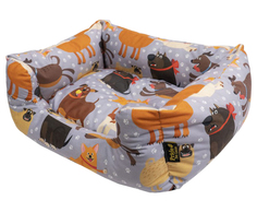 Лежак для животных Pride Забавные Собаки 60 х 50 х 19 см