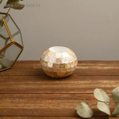 Подсвечник Восход 7х7х5,5 см ракушка No Brand