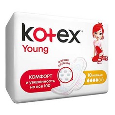 Гигиенические прокладки Kotex Young Normal 10 шт.