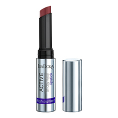 Губная помада IsaDora Active All Day Wear Lipstick кремовая, матовая, 14 Sweet Plum, 1,6 г