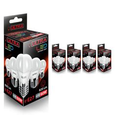 Светодиодная Лампочка Ultra Led G45 8,5W E27 3000K комплект 5 шт.