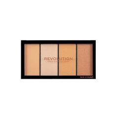 Палетка хайлайтеров Makeup Revolution Re-loaded Lustre Lights, тон Warm, 5 гх4 шт.