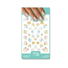 Наклейки для ногтей Pink Up Decor Vacay переводные, 03