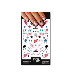 Наклейки для ногтей Pink Up Decor 2D переводные, 29, 3 г