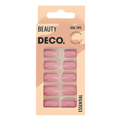 Накладные ногти Deco Essential со стикерами, dessert, 24 шт.