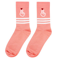 Носки женские Kawaii Factory Сердце розовые 35-39