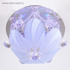 Люстра с ПДУ Лиана 3х40Вт E27+RGB хром 30х30х25 см. Bayer Lux