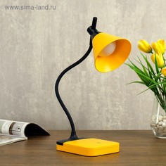 Лампа настольная сенсорная 85298/1 LED 3Вт 3 режима USB AKB желто-черный 12х10х37 см Risalux