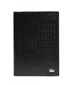 Обложка для паспорта унисекс PETEK 581 черная