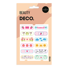 Переводное тату для тела Deco Kawaii Collection by Miami tattoos Plasters