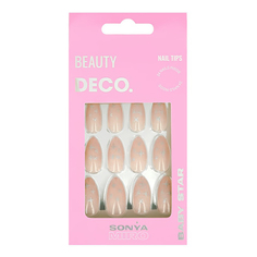 Накладные ногти Deco Baby Star By Sonya Miro silver sky 24 шт.+клеевые стикеры 24 шт.