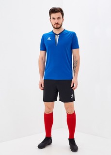 Футбольная форма KELME Short sleeve Ivisa set синяя, размер S