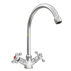 Смеситель для мойки двуручный Eleanti ELT5011, 0402.899