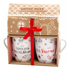 Подарочный набор Mug Set кофе 90 г + маршмеллоу + кружки 2 шт