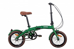 Складной велосипед Bear Bike Budapest 2021 зеленый матовый