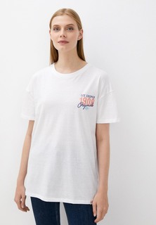 Футболка женская Lee cooper MT4A120482AS2LC-WH белая 2XL