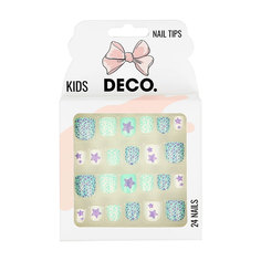 Набор детских накладных ногтей DECO. KIDS самоклеящиеся star 24 шт. 187314