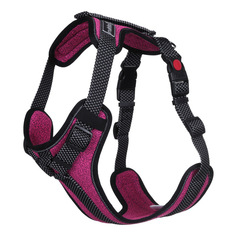 Шлейка для собак Rukka Pets Solid розовая р L