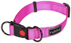 Ошейник Rukka для собак Bliss 20-30 см 15 мм нейлон розовый