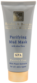 Маска для лица Health & Beauty Purifying Mud Mask with Aloe Vera 100 мл