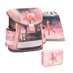 Ранец Belmil Classy Ballerina Black Pink, Балерина, с наполнением 403 13/O/9/BALL/SET