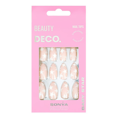 Накладные ногти Deco Baby Star By Sonya Miro Snow Sparkle, 24 шт.