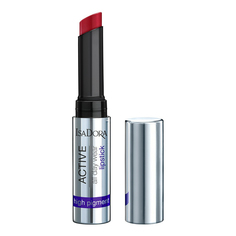 Губная помада IsaDora Active All Day Wear Lipstick кремовая, матовая, 15 Active Red, 1,6 г