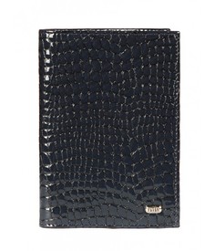 Обложка для паспорта унисекс PETEK 652 синяя