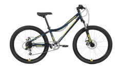 Велосипед 24 Forward TITAN 2.0 (DISK) (6-ск.) 2022 (рама 12) темный/синий/золотой