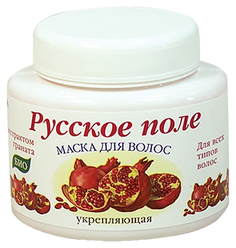 Маска укрепляющая Русское поле, с экстрактом граната, 250 мл