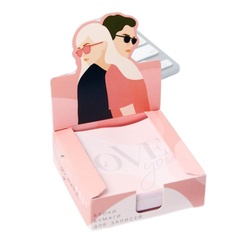 Бумага для записей в коробке LOVE, 250 листов 9 х 9 см Art Fox