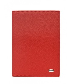 Обложка для паспорта унисекс PETEK 652 красная