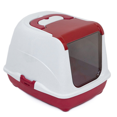 Туалет для кошек, совок Pettails домик с дверцей 50 х 38 х 37 см