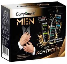 Набор Compliment men №1992 гель для бритья 80 мл+гель после бритья 80 мл+шампунь 200 мл