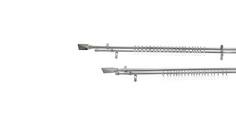 Карниз для штор Ecodecor 300 см серебристый