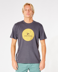 Футболка мужская Rip Curl CORP ICON TEE черная S