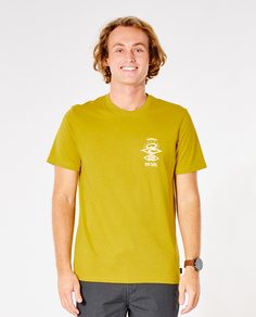 Футболка мужская Rip Curl SEARCH ICON TEE желтая S