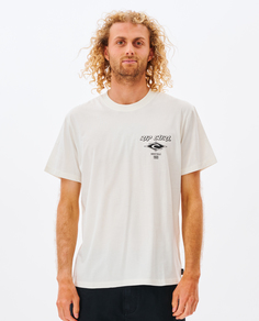 Футболка мужская Rip Curl FADE OUT ICON TEE белая M
