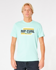 Футболка мужская Rip Curl SURF REVIVAL YEH MUMMA TEE голубая 2XL