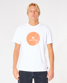 Футболка мужская Rip Curl CORP ICON TEE1 белая XL