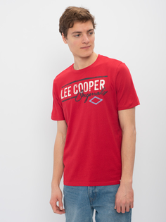 Футболка мужская Lee cooper MT2A120476BS2LC2-LCR красная L