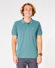 Футболка мужская Rip Curl FADED POLO зеленая S