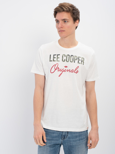 Футболка мужская Lee cooper MT2A120470BS2LC-WH белая L