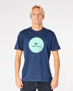 Футболка мужская Rip Curl CORP ICON TEE синяя M
