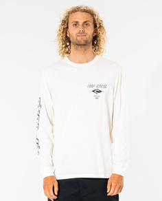 Лонгслив мужской Rip Curl FADE OUT ICON L/S TEE белый S