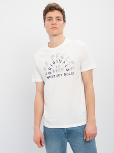 Футболка мужская Lee cooper MT2A120478BS2LC3-WH белая XL
