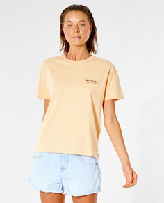 Футболка женская Rip Curl LUNAR TIDES RELAXED TEE розовая M